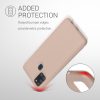 Θήκη Kwmobile για Samsung Galaxy A21s, Κρέμα, Σιλικόνη, KWM000011GI022C