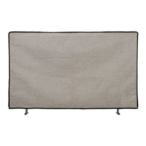 Κάλυμμα λινό Kwmobile για τηλεόραση 55 ιντσών, Ανοιχτό καφέ, Ύφασμα, KWM000017VD003C