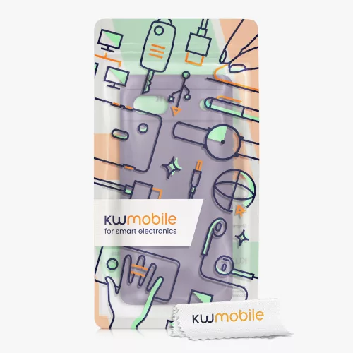 Θήκη Kwmobile για Google Pixel 6a, Σκούρο Μωβ, Σιλικόνη, KWM000015FZ051C