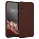 Θήκη Kwmobile για Huawei P20, Σκούρο κόκκινο, Σιλικόνη, KWM0000193F008C