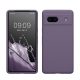 Θήκη Kwmobile για Google Pixel 7a, Σκούρο Μωβ, Σιλικόνη, KWM000019YE031C