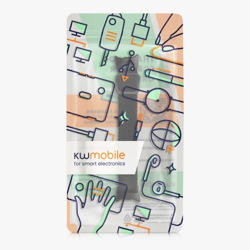 Kwmobile Strap για Xiaomi Mi Band 8, Μαύρο, Nylon, KWM0000250L001C