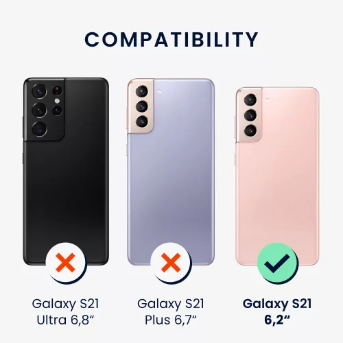 Θήκη Kwmobile για Samsung Galaxy S21, Grey, Silicone, KWM000012BT068C