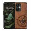 Θήκη Kwmobile για OnePlus Nord CE 3 Lite/Nord N30, Καφέ/Μπλε, Ξύλο, KWM000022NS001C