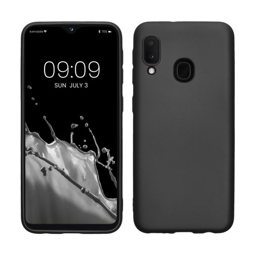Θήκη Kwmobile για Samsung Galaxy A20e, Γκρι, Σιλικόνη, KWM0000102K012C