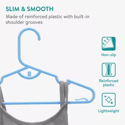 Set 20 umerase copii Navaris, antiderapante, 29x17x1 cm, albastru, plastic