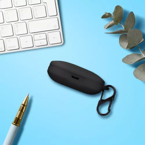 Θήκη ακουστικών Kwmobile για Xiaomi Redmi Buds 5, Μαύρη, Σιλικόνη, KWM0000251H001C