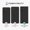 Θήκη Kwmobile για Samsung Galaxy S24 Ultra, Μαύρη, Σιλικόνη, KWM000021KY001C