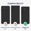 Θήκη Kwmobile για Samsung Galaxy S24, Διαφανές/Μαύρο, Σιλικόνη, KWM000021LI001C