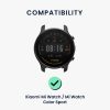 Σετ 2 ιμάντες Kwmobile για Xiaomi Mi Watch/Mi Watch Color Sport, Μαύρο, Σιλικόνη, KWM0000162Q007C