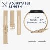 Kwmobile Strap for Garmin Venu Sq 2 Music, Beige, Silicone, KWM000018RD006C