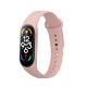 Kwmobile Strap για Xiaomi Mi Band 7, ανοιχτό ροζ, σιλικόνη, KWM0000252C002C