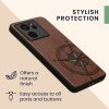Θήκη Kwmobile για Xiaomi 13T/13T Pro, Καφέ/Μπλε, Ξύλο, KWM000020IR002C