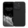 Θήκη Kwmobile για Apple iPhone 15 Pro, Μαύρη, Σιλικόνη, KWM000022OM003C