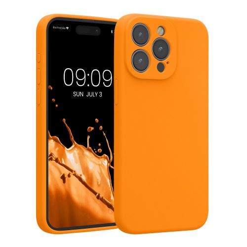 Θήκη Kwmobile για Apple iPhone 15 Pro Max, Orange, Silicone, KWM000022ON001C
