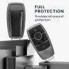 Κάλυμμα κλειδιού αυτοκινήτου Kwmobile για Mercedes Benz Smart Key, Γκρι/Μαύρο, Σιλικόνη, KWM0000252R001C