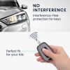 Κάλυμμα κλειδιού αυτοκινήτου Kwmobile για Dacia/Renault 2 Κουμπιά, Γκρι/Μαύρο, Σιλικόνη, KWM0000253C001C