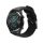 Kwmobile Strap για Huawei Watch GT 3/Watch GT 2/Watch GT, Μαύρο, Φυσικό δέρμα, KWM000013PG003C