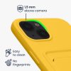 Θήκη Kwmobile για Apple iPhone 13, Yellow, Silicone, KWM000013RD012C