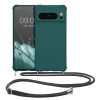Θήκη Kwmobile για Google Pixel 8 Pro, Σκούρο Πράσινο, Σιλικόνη, KWM0000208U005C