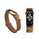 Kwmobile Strap για Xiaomi Mi Band 7/Mi Band 6/Mi Band 5, Brown, Silicone, KWM0000253Q002C