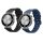 Σετ 2 ιμάντες Kwmobile για Huawei Watch GT 4 (41mm), Μαύρο/Σκούρο Μπλε, Σιλικόνη, KWM0000254B001C