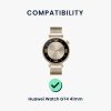 Σετ 2 ιμάντες Kwmobile για Huawei Watch GT 4 (41mm), Μαύρο/Σκούρο Μπλε, Σιλικόνη, KWM0000254B001C