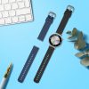 Σετ 2 ιμάντες Kwmobile για Huawei Watch GT 4 (41mm), Μαύρο/Σκούρο Μπλε, Σιλικόνη, KWM0000254B001C