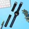 Σετ 2 ιμάντες Kwmobile για Garmin vivoactive 5/Active 5, Μαύρο/Σκούρο Μπλε, Σιλικόνη, KWM0000254E001C