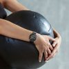 Σετ 2 καλύμματα Kwmobile με τζάμι ασφαλείας για Amazfit Balance, Διαφανές/Μαύρο, Πλαστικό, KWM0000254M002C
