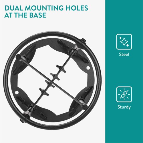 Set accesorii seminee Navaris, despicator lemne cu ciocan si carrier, 20x20x38 cm, maro, otel