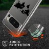 Θήκη Kwmobile για Google Pixel 8 Pro, Διαφανές/Μαύρο, Σιλικόνη, KWM0000208S003C
