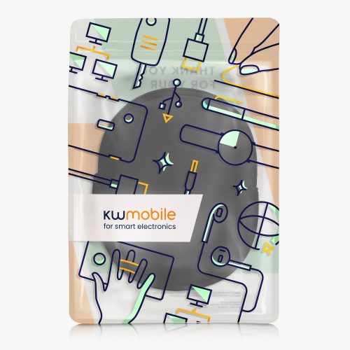 Θήκη ακουστικών Kwmobile για Sony WH-1000XM4/WH-1000XM3, Μαύρο, Neoprene, KWM0000254Z001C