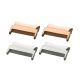Σετ 4 αντάπτορες Kwmobile 20mm Strap Clip για Samsung Galaxy Watch 5/Galaxy Watch 5 Pro/Galaxy Watch 4, Silver/Gold, Steel, KWM0000255D002C