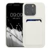 Θήκη Kwmobile για Apple iPhone 15 Pro, Λευκή, Σιλικόνη, KWM000020EO005C