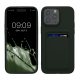 Θήκη Kwmobile για Apple iPhone 15 Pro Max, Σκούρο Πράσινο, Σιλικόνη, KWM000020EP004C