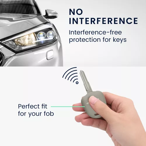 Κάλυμμα κλειδιού αυτοκινήτου Kwmobile για Mitsubishi 2 Κουμπιά, Γκρι, Σιλικόνη, KWM000008JC004C
