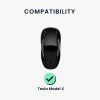 Κάλυμμα κλειδιού αυτοκινήτου Kwmobile για Tesla Model X, Grey, Silicone, KWM0000093Z002C