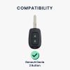 Κάλυμμα κλειδιού αυτοκινήτου Kwmobile για Dacia/Renault 2 Κουμπιά, Γκρι, Σιλικόνη, KWM000012VM004C