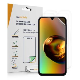   Σετ 3 προστατευτικών μεμβρανών Kwmobile για Samsung Galaxy A15 5G, Διαφανές, Πλαστικό, KWM000021ML001C