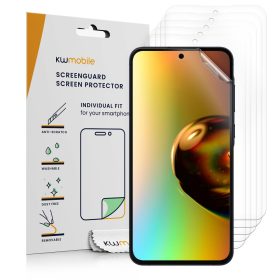   Σετ 6 προστατευτικών μεμβρανών Kwmobile για Samsung Galaxy A55, Διαφανές, Πλαστικό, KWM000021MT001C