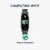 Σετ 4 αντάπτορες ιμάντα Kwmobile 14mm για Xiaomi Mi Band 8, Ασημί/Χρυσό, Ατσάλι, KWM0000256C002C
