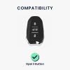 Κάλυμμα κλειδιού αυτοκινήτου Kwmobile για Opel 3 κουμπιά - Keyless Go, Πράσινο/Χρυσό, Σιλικόνη, KWM0000256D002C