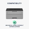 Κάλυμμα Kwmobile για τον εκτυπωτή Brother HL-L2375DW/HL-L2370DN/HL-L2350DW, Ανοιχτό γκρι, Textile, KWM000009GF002C