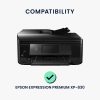 Κάλυμμα Kwmobile για εκτυπωτή Epson Expression Premium XP-830, Ανοιχτό γκρι, Textile, KWM000009GN002C