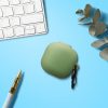 Θήκη ακουστικών Kwmobile για Samsung Galaxy Buds FE, Green, Silicone, KWM0000256R003C