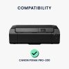 Κάλυμμα Kwmobile για εκτυπωτή Canon Pixma PRO-200, Ανοιχτό γκρι, Textile, KWM0000256Y002C