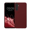 Θήκη Kwmobile για Samsung Galaxy A05s, Βουργουνδία, Σιλικόνη, KWM000021MY010C