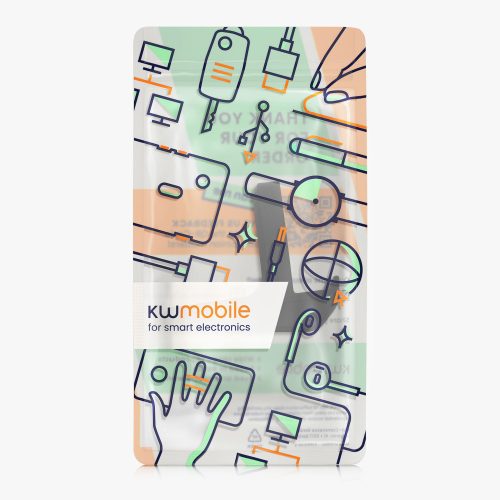 Kwmobile Docking Stand for Google Pixel Watch, Black, Silicon, KWM0000257C001C