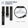 Kwmobile Strap για Samsung Galaxy Watch 5/Galaxy Watch 5 Pro/Galaxy Watch 4, Black, Silicone, KWM0000257F001C